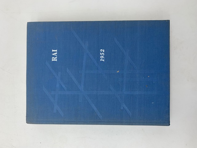 Rai. Radio italiana. Annuario 1952. Relazioni e bilancio dell'esercizio 1951